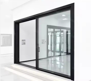 AS2047 Portes coulissantes en aluminium au design moderne australien Extérieur insonorisé Grande vue pour <span class=keywords><strong>l</strong></span>'intérieur Écran en fibre <span class=keywords><strong>de</strong></span> verre pour hôtel - Product Image 2