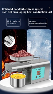 Máy ép dầu nóng lạnh điều khiển nhiệt độ bằng thép không gỉ 304, máy ép dầu lạc và dầu dừa - Product Image 6