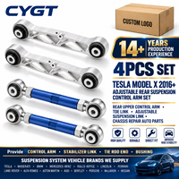 Kit de réparation de châssis pour Tesla Model X 2016+ : bras de suspension arrière réglable, bras de commande supérieur arrière, biellette de direction, pièces automobiles