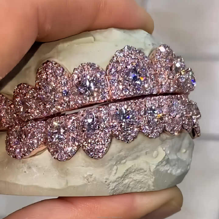 One Teeth (Silver+Moissanite)