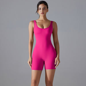 Groothandel Custom Logo Nieuwe Sexy Romper Outfits Fitness Workout Een Stuk Vrouwen Yoga Jumpsuit - Product Image 2