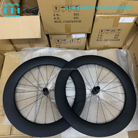 Set Roda Sepeda Jalan Raya Rem Cakram SeeMore Disc Brake Carbon Wheelset 35/38/40/77mm Serat Karbon Roda Balap Jalan Raya 1423 Aero Flat Spoke Carbon Rim Set