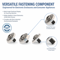 30 Years Factory Stainless Steel Sealing Screw with Transparent Gasket Anti-leakage Fastener 7-Day Lead Time for Appliances