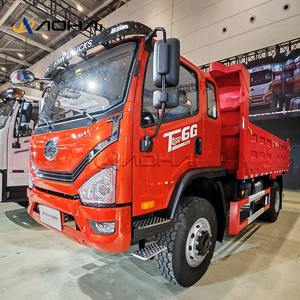 Faw รถดัมพ์ดีเซลขนาดเล็ก5ตัน, รถดัมพ์ดีเซลขนาด6ล้อ4x2 4 4x4 150-250hp ด้วยมือยูโร2ซ้ายรถบรรทุกหนักสภาพเบา - Product Image 1