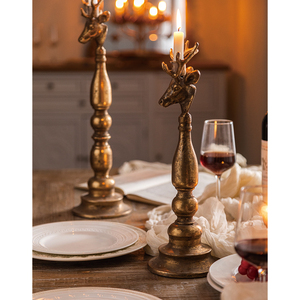 Small Animal Shape Golden Iron Vintage Metal <strong>Candle</strong> <strong>Holder</strong> Candlestick <strong>Candle</strong> <strong>Holder</strong> for Weeding Party Dinning Decoration - Product Image 4