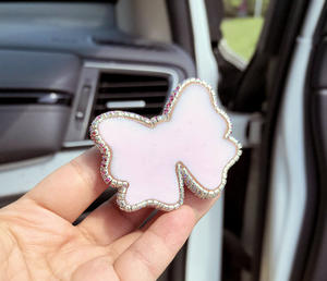 Diamante mariposa arco labio oso corazón diseñador gatito lujo basura teléfono caso Ipadcase decoración encanto Diy llavero colgante artesanías - Product Image 5