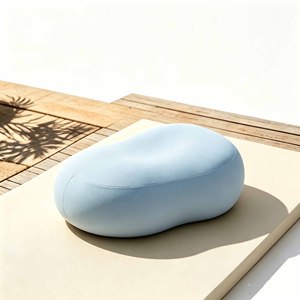 Coussin de soutien cervical en gel rafraîchissant pour voyage, chaise de bureau, camping, sommeil, avec coussinets doux amovibles et lavables pour les dormeurs latéraux - Product Image 3