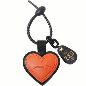 Luxury Sublimation PU Leather Heart Star Smile Face <b>Keychain</b> <b>Personalized</b> Logo with Pendant - Product Image 6