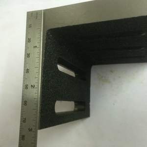 ASSORTS Plaque frontale en fonte à rainures 110 x 89 x 75 mm, déstressée, finition murale - Product Image 2