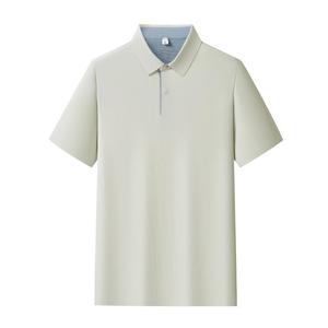 เสื้อโปโลไนลอนผู้ชาย ผ้าบาง แห้งเร็ว ถักทอ สำหรับใส่ทำงานในฤดูร้อน - Product Image 4