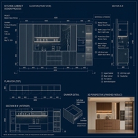 Meubles de cuisine de luxe européens en bois massif, ensembles complets classiques Shaker blancs en contreplaqué, îlot en marbre personnalisé