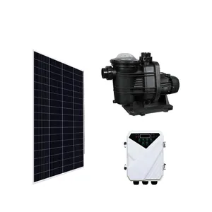 GenSolar solar swimming pool water pump system plastic filter sea water using 72v input 1.2kw solar surface pump for family