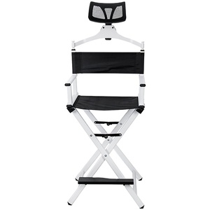 Keyson नई उत्पाद टिकाऊ एल्यूमीनियम पेशेवर श्रृंगार कलाकार कुर्सी के साथ कर सकते हैं कस्टम लोगो मेकअप आपा तालिका दर्पण और कुर्सी - Product Image 6