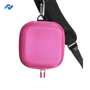 Étui rigide multi-usages noir et rose en EVA pour <span class=keywords><strong>Cricut</strong></span> <span class=keywords><strong>Easy</strong></span> <span class=keywords><strong>Press</strong></span> <span class=keywords><strong>Mini</strong></span> - Sac/boîte de rangement de voyage antichoc pour presse à chaud - Product Image 3