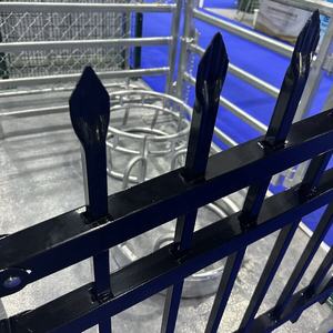 Panneaux de clôture en métal d'acier de piquets commerciaux de rayonnage Panneaux réglables adaptant aux panneaux de pentes - Product Image 4