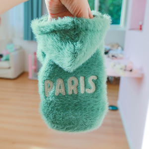 Peludo diseñador York perro ropa Rosa verde Otoño Invierno mascota Sudadera con capucha disfraz sudadera XS XL gato Bulldogs para cachorro pequeño Animal - Product Image 2