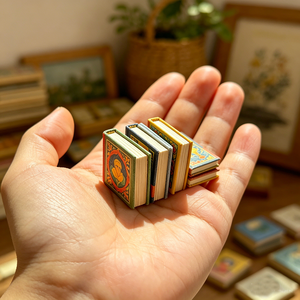 Custom Logo Mini <strong>Book</strong> Journal Portable Miniature Toy <strong>Accessories</strong> Creative Pocket Notebook Personalized Printing Children Gift - Product Image 3