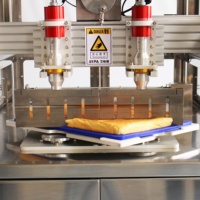 Máquina Cortadora de Pasteles Industrial Ultrasónica para Cortar Triángulos y Rombos, para Panadería