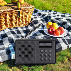 Di động Stereo đài phát thanh với DAB + AM & FM ban nhạc phong cách retro LCD hiển thị kỹ thuật số đài phát thanh kích hoạt cộng với DAB + cộng với di động đài phát thanh - Product Image 3