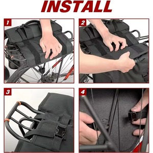 Meilleure Sacoche de Selle Multifonction Portable pour VTT, Sac de Transport en Terylene Pas Cher pour Vélo, Sacoche Sous Selle avec Poignée - Product Image 4
