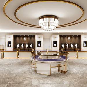 제조업체 직판 비용 절감 유리 보드 캐비닛 스탠드 맞춤형 보석 진열장 가구 보석 진열 유닛 - Product Image 3