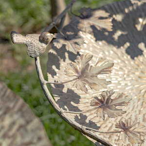 <span class=keywords><strong>Bassin</strong></span> d'eau galvanisé rond <span class=keywords><strong>pour</strong></span> le jardin extérieur de trois oiseaux classiques - Product Image 3
