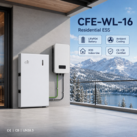 Batterie solaire résidentielle ESS CFE-WL-16 16KWH 51.2V 314Ah LiFePO4 6000+ cycles, murale, format split, garantie 5 ans