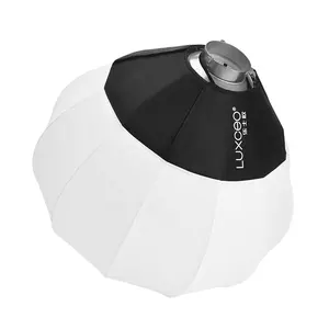 LUXCEO 65cm Lantern Light Modifier Portable Foldable Soft Diffuser Bowens Mount Lantern Softbox for Studio Lights