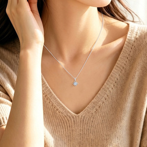 สร้อยคอเงินแท้ S925 รูปใบโคลเวอร์สี่แฉกประดับพลอยสีธรรมชาติ ซิทริน โอลิวีน สำหรับผู้หญิง ของขวัญวันวาเลนไทน์สุดพิเศษ - Product Image 4