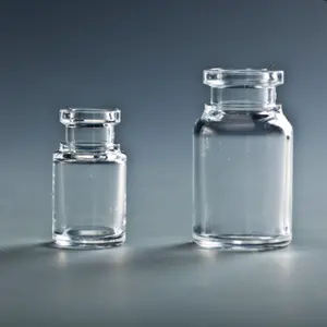 热销疫苗管状玻璃小瓶由中性硼硅酸盐玻璃制成，带橡胶塞