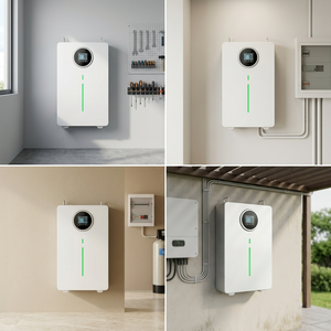 Batería de Litio LiFePO4 de 51.2V 200Ah 10.24kWh para Montaje en Pared, Energía de Respaldo para el Hogar, para Sistemas de Energía Solar con Pantalla LCD Opcional, CAN RS485 - Product Image 2