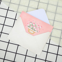 Carte de vœux 3D pop-up Evergreenwrap, bouquet de roses et de tulipes, carte postale, carte de vœux pour la fête des mères, la Saint-Valentin, la fête des enseignants