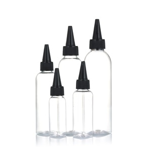 Dụng Cụ Ép Tóc Rỗng Keo Chai Nhựa PE Có Nắp Xoắn Nắp Mũi Dài Mũi Nhọn Che Miệng - Product Image 3