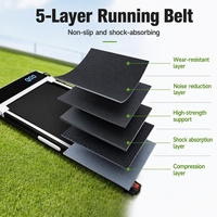 Tapis de marche motorisé portable et silencieux pour bureau à domicile, avec télécommande et logo personnalisé