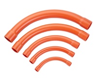 Raccord coudé à grand rayon en PVC thermorétractable, résistant aux UV, classe V0, pour conduite électrique, conforme aux normes AS/NZS, pour câblage extérieur