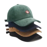 Custom Dad หมวกแก๊ปผ้าลูกฟูก Dad,หมวกแก๊ปเบสบอลปักโลโก้หมวกเบสบอล Snapback สำหรับผู้ชาย