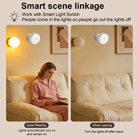 Sensor de Presencia Humana Zigbee, Detector de Movimiento por Radar de Onda Milimétrica de 24G, Sensor de Luminosidad, Temperatura y Humedad para Tuya Home Assistant Zigbee2MQTT