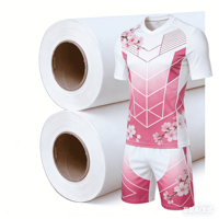 Rouleau de papier de sublimation blanc de haute qualité 35 g/m² 110 pouces séchage rapide pour l'impression par transfert thermique sur textiles