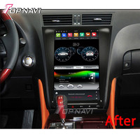 Lecteur audio DVD GPS de voiture Android 12.1 de 9.0 pouces pour Lexus GS300 GS460 GS450 GS350 2004 2005 2010 2011 Autoradio vidéo de voiture