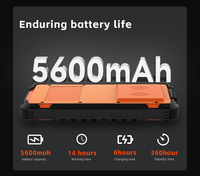 Lector RFID UHF Robusto de 5600 mAh, Resistente al Agua IP65, Colector de Datos para Estudios de Campo
