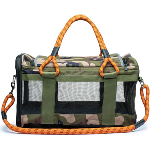 Tasma/omuz kemeri ile seyahat taşıyıcısı 2 in 1-kamuflaj ve turuncu yumuşak taraflı katlanabilir köpek <span class=keywords><strong>Pet</strong></span> seyahat taşıyıcısı - Product Image 3