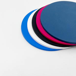 Custom Classic Round PVC Rubber Coasters Soft Colorful <b>Coffee</b> Cup <b>Pad</b> Debossed Silicone Coaster with Custom Design - Product Image 6