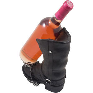 Présentoir décoratif noir pour moto, support de <span class=keywords><strong>bouteille</strong></span> d'alcool ou de vin - Product Image 2