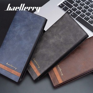 Baellerry <b>Men's</b> Long <b>Wallet</b> Multi-card Slot Bi-fold Zipper <b>Wallet</b> Everyday Use - Product Image 4
