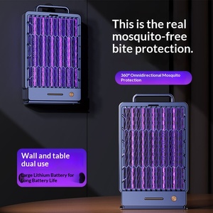 Wholesale Rechargeable Electric Mosquito <strong>Killer</strong> Lamp Purple UV Light Non-Toxic Indoor Outdoor Bug Zapper for Home Camping Garden - Product Image 3