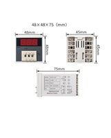 Controlador de temperatura para interruptor de Sensor Industrial, XMTD-2301, 72x72 K, tipo E, Digital, ajuste