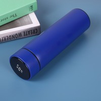 Termo Inteligente al Vacío de 500ml con Pantalla Digital Led de Temperatura Vaso de Acero Inoxidable Botella de Agua Personalizable
