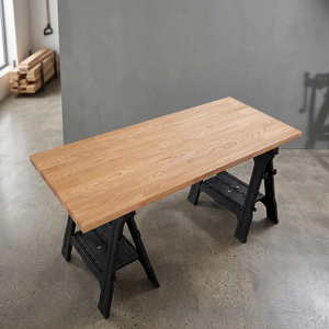 Antique Style Solid <b>Oak</b> Wood Restaurant Dining <b>Table</b> 40mm Thickness Small Round/Square <b>Top</b> - Product Image 3