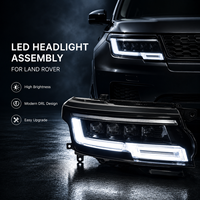 Ensemble de phares LED BK pour Range Rover Vogue 2013-2023, projecteur laser, matrice LED, mise à niveau Facelift, Plug and Play