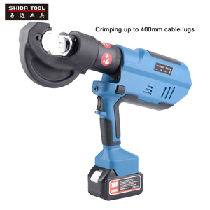 Outil de sertissage <span class=keywords><strong>hydraulique</strong></span> sans fil QS-B400 <span class=keywords><strong>à</strong></span> batterie 12T, 120KN, 400mm², pour câbles et cosses en Al et Cu, avec remise spéciale - Product Image 5